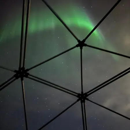 Northern Light Panorama Evenes Lüks kamp alanı